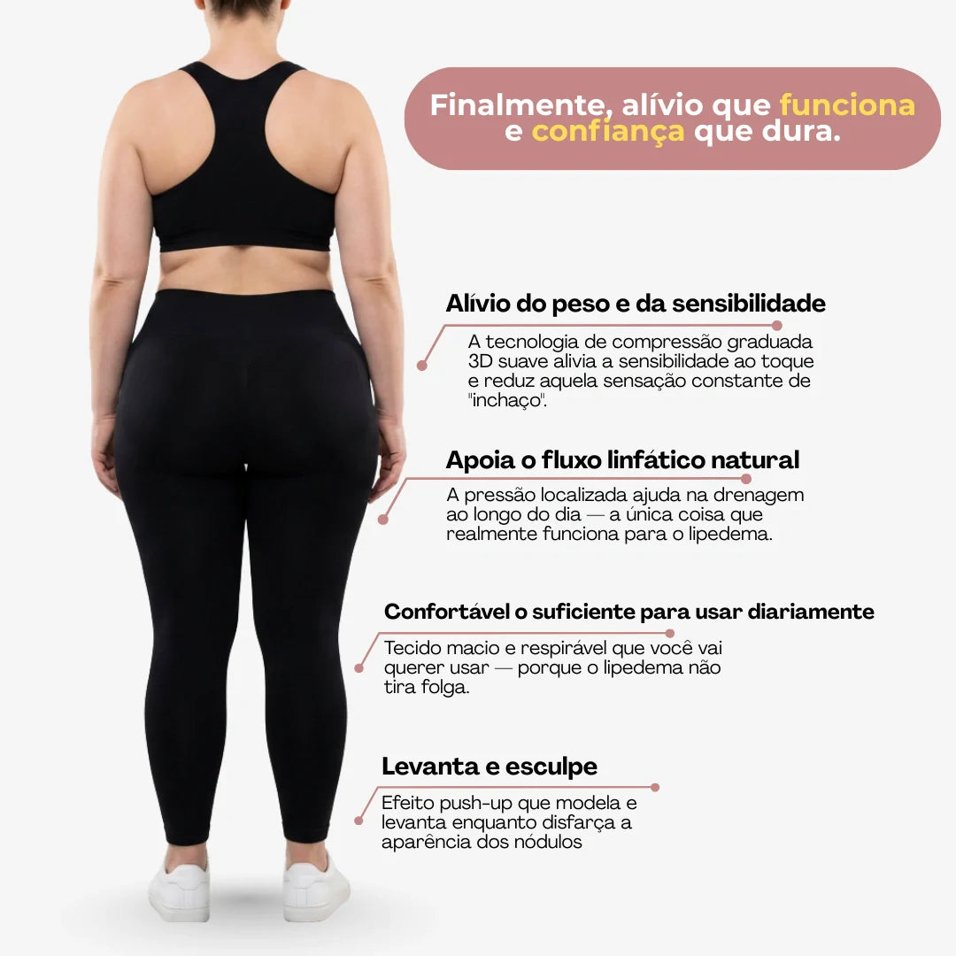 Cellumove 3D Legging – Diga adeus à dor e ao inchaço do lipedema de forma natural