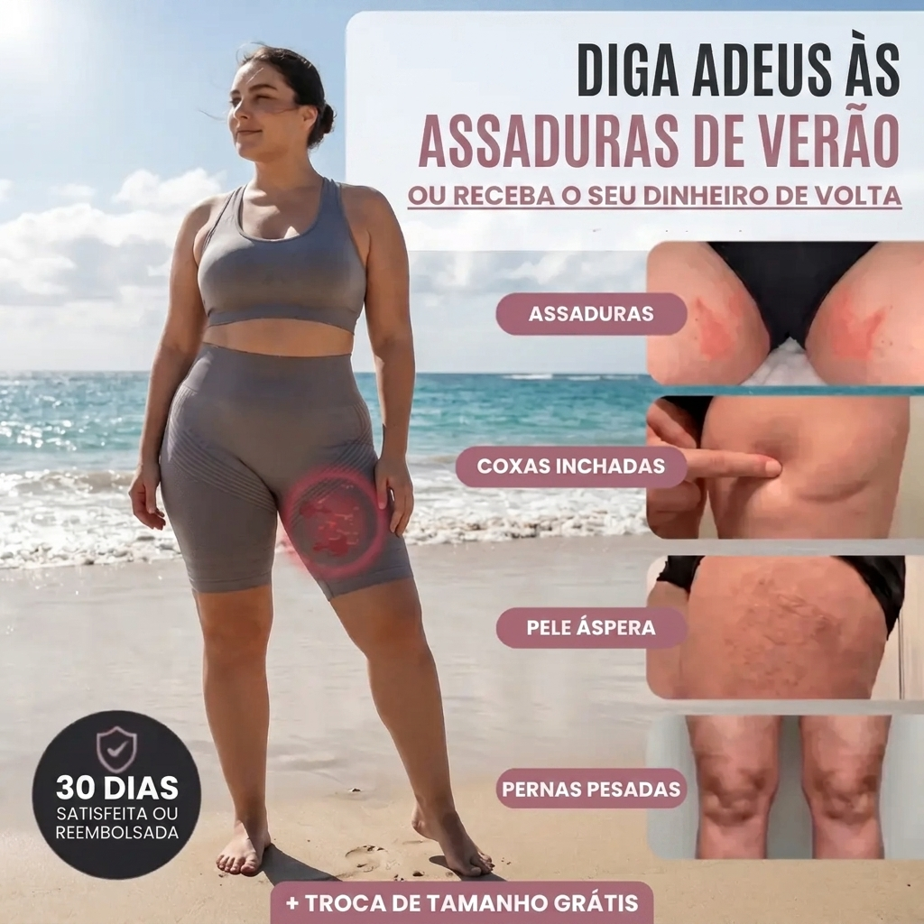 Anti-chafing 3D-short legging
